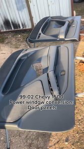 99-02 Chevy 1500 power window conversion:door panels #chevy #chevysilverado #chevytrucks #cargram #carlovers | Built By Josh
