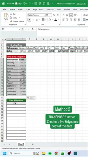Excel Mein Transpose Karne Ke 2 Jabardast Tarike! 🚀