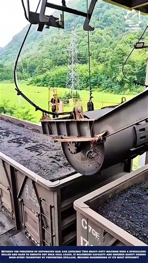 Smart Rail Load Leveling Machine Work for Terminal surface smoothing and load stabilization