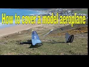 How to Cover a Model airplane with Covering Film -Feather cover doculam