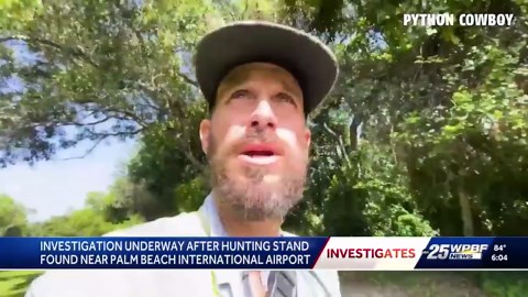 Python Cowboy says tree stand facing Air Force One’s runway may have been there for two years