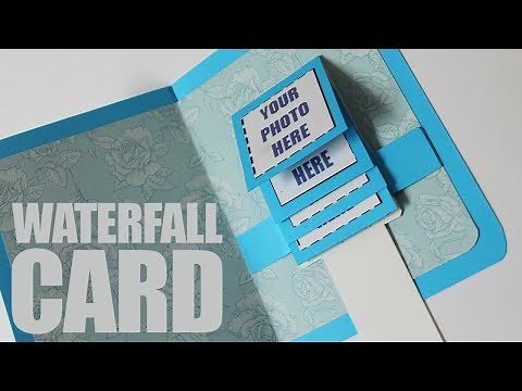 How to make waterfall card easy