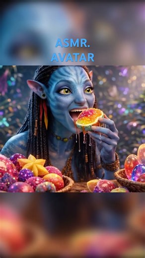 ASMR from Pandora: The Most Beautiful Fruits Ever #asmr #avatar #mukbang