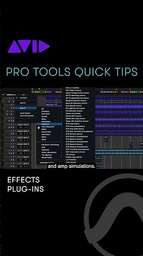 Learn the basics of using the various effects plugins in Pro Tools