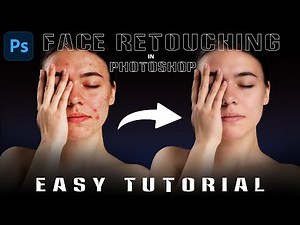 Quick Face Retouching in Photoshop in 2 minutes! | Easy Tutorial #photoshop