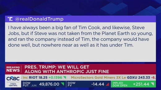 KERNEN: By the time Biden left, inflation was down to about 3%--TRUMP: No it wasn't. It was down to 5%. And the reason it was down was because I had won the election and it started falling after I won the election and I started getting prices down from right after November 5