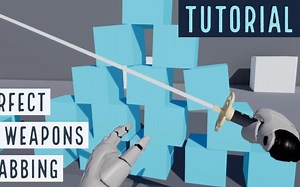 【UE4教程】VR装备拾取系统