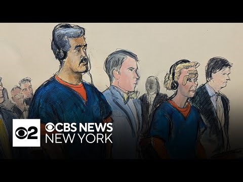 Nicolás Maduro appearing in federal court in Manhattan ahead of trial