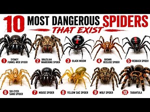 Every type of Spider Explain in 4 minutes