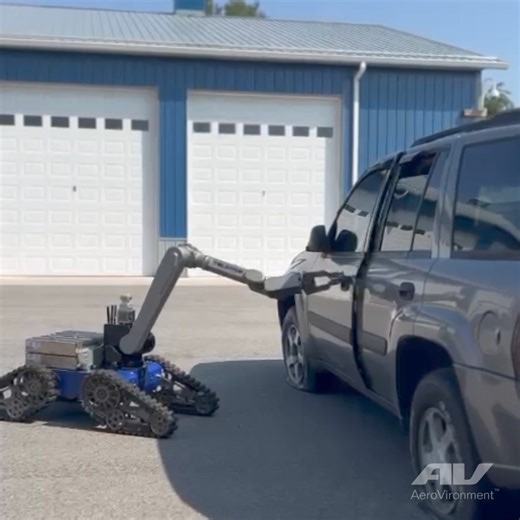 We're thrilled to showcase AV's telemax EVO PLUS—a game-changer in EOD, HAZMAT, CBRNE, and high-risk law enforcement operations. With its powerful heavy-lifting capacity and precise 6-axis manipulator featuring Tool Center Point Control, it delivers human-like precision, making even the most complex maneuvers look effortless. Stay tuned as we continue to push the boundaries of what's possible! #RobotRodeo #AeroVironment #Telerob #telemaxEVOPLUS #Robotics #EOD #HAZMAT #CBRNE #LawEnforcement | AV