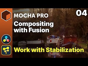 04 Art Direct Stabilization data in Fusion [Boris FX Mocha Pro & Blackmagic Fusion Compositing]
