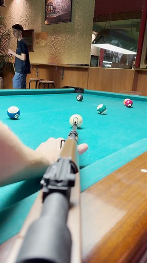 Billiard operator PT 47 #newjersey #billiard #pooltable #cuestick #billiardtips #asmr #poolcue #newark | Cue Stick Gun