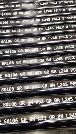 ASTM A53 Grade B | ASTM A106 Grade B | API 5L Grade B Seamless Steel Pipe Marking💯