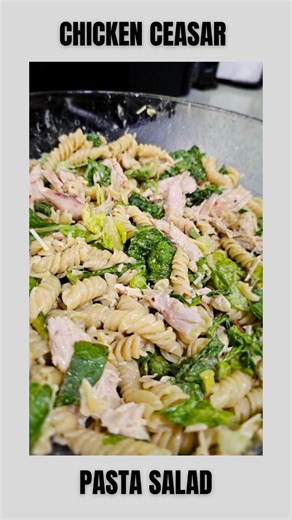 24K views · 1.3K reactions | Scrolling through Big Back University, I saw this recipe. I don't know if it's considered big back because there's some salad in it, but throwing pasta in a salad is big back-ish. Hope you enjoy Chicken Caesar Salad Pasta for the win. Boil rotini pasta in chicken broth, then drain and set in a bowl. Now add your packaged Caesar salad to the bowl, add all the fixings, toss, and the rest is history. | bwoodcooks | Facebook