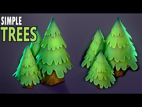 Making a Simple Stylized Tree with Maya and Substance Painter