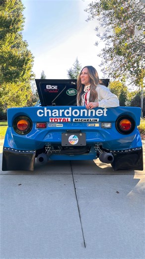 Nicole Johnson on Instagram: "NEW EPISODE JUST DROPPED! Here’s a little behind the scenes peek before I drove @jet9rdo’s LB Specialists STR, the 1974 Lancia Stratos reproduction that’s got the world’s best cargo space—for a wedge😎😂 Subscribe to my YouTube channel #nicolejohnsonsdetour @nicolejohnsonsdetour 🔗link in my tapbio #lanciastratos #listerbellstr #lancia #stratos"