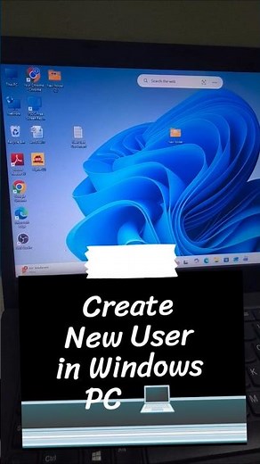 Create New User in Windows New user accountPC#computer