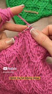 15K views · 200 reactions | Full video ➡️➡️➡️ https://youtu.be/yQkQCvynr8Y?si=abHQgLNW56wGZnE3 | Watch Knitting | Facebook