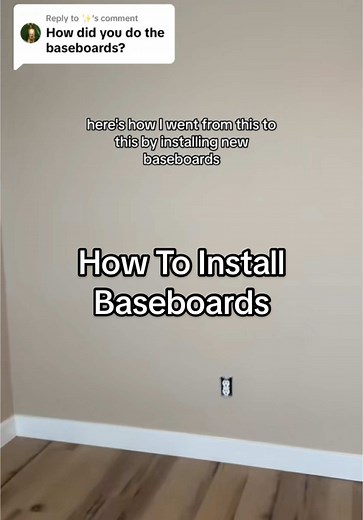 Beginner's Guide to Installing Baseboards