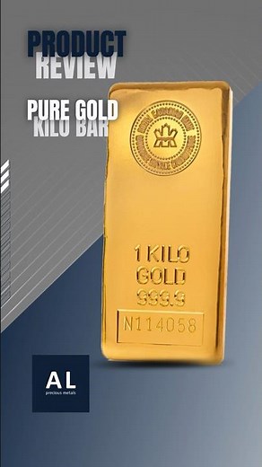 1 Kilo Royal Canadian Mint Gold Bar Review: Unboxing, Size, and Assay Sheet. #bullion #goldbar