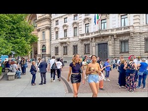 Milan, Italy 🇮🇹 - July 2024 - 4K 60fps HDR Walking Tour