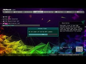 ASRock B550 Taichi Razer Edition How To BIOS UPDATE Instant Flash P1.90 to P3.90 #ASRock #Motherbord