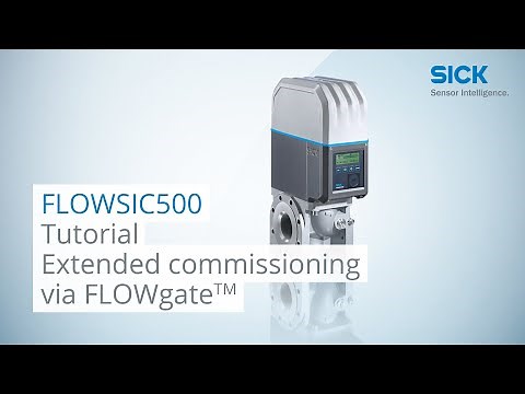 Tutorial: FLOWSIC500 Extended commissioning via FLOWgate™