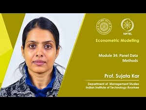 Module 34: Panel Data Methods