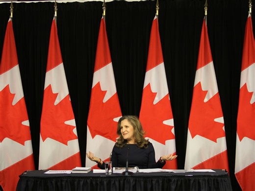 Freeland says $5 billion just a start for Indigenous loan guarantee program