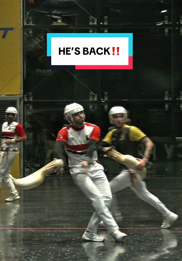 Jairo Returns to Jai Alai Action Tonight at 7 PM