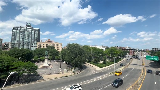View of Brooklyn from Williamsburg Bridge (Recorded on June 20th, 2025) I’m posting this bc it’s taking up too much space in my camera roll #Brooklyn #nyc #subway #Veiw