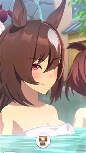 Sirius Symboli [Onsen/Hot spring Scenes] #ウマ娘 #umamusume #prettyderby #shorts #siriusymboli