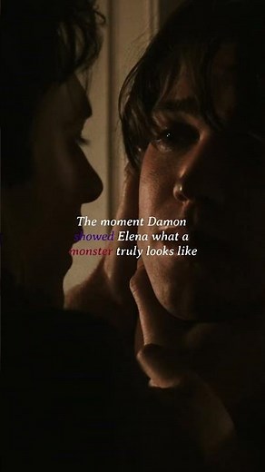 The moment Damon showed Elena what a monster truly looks like — TVD 🖤
