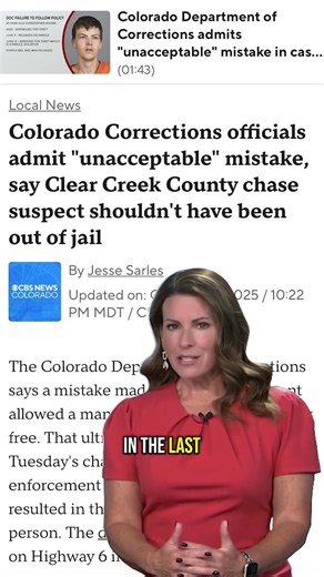 The Colorado Department of Corrections says a mistake made by their department allowed 29-year-old Christopher Moore, who had violated parole, to remain free. That oversight led to a deadly police chase Tuesday, ending in a head-on crash that killed 51-year-old Steven Ainsworth, an innocent driver. Moore also died, and a woman in his car was injured. Officials now say Moore, who had a long criminal history, should have been behind bars. | CBS Colorado