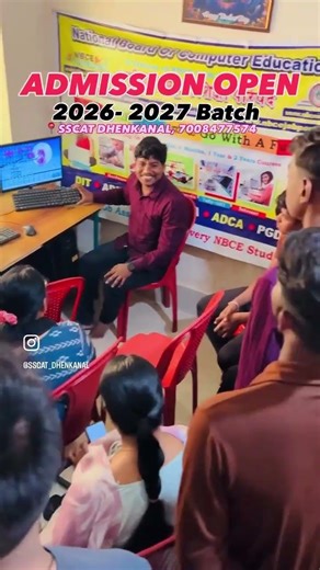 Admission Open 2026 | SSCAT Dhenkanal | New Batch | DCA PGDCA AI Tally Courses 💻