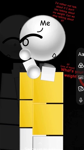 If you're wondering what the text is next to me, not the dialogue, but the text it's my thoughts.