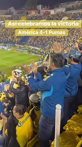 Así se celebra la victoria en el Clásico Capitalino 🦅 #J11 #ClasicoCapitalino #ClubAmerica # | Águilas del América