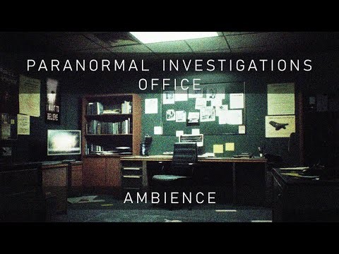 Paranormal Investigations Office Ambience | 90s FBI X-Files Atmosphere 👽📁