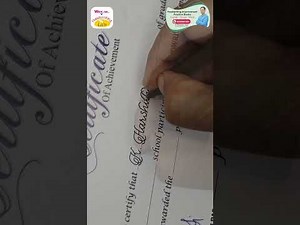 Writing Names in Simple Calligraphy ✨ Stylish Handwriting Practice