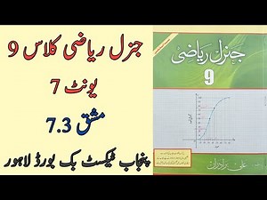 General Math Class 9 Chapter 7 Exercise 7.3 | Class 9 Arts Maths Chapter 7 Exercise 7.3