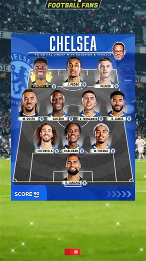 Blues Dream Team! Chelsea's Fearsome Formation With Vini Jr...