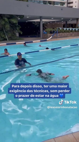 Primeiro fazemos um trabalho de aprendizagem dos fundamentos basicos, depois começamos a exigir a técnica #natacao #natação #swimming #swimmingpool #natacaoinfantil #nataçãoinfantil