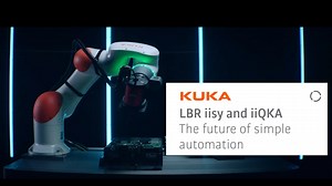 Easy. Flexible. For everyone. LBR iisy. สัมผัสอนาคตของระบบอัตโนมัติที่ง่ายดายด้วย LBR iisy Cobot! ใช้งานง่าย ไม่ว่าคุณจะเป็นผู้เชี่ยวชาญหรือมือใหม่ 🤩 #kuka #automation #robotics #robot #cobot | KUKA