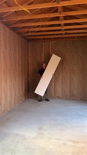 Who needs drywall when you have this? We skipped the dust, mess, and endless sanding for something so much better — @trusscore . These panels completely change how you think about walls. They’re bright, clean, waterproof, and so easy to install. No paint fumes, no waiting days to dry — just instant transformation. I will be showing how easy it was to install and all the tips and tricks. It’s amazing how Trusscore completely elevates the space! Now I want to add to our garage - did you know they 