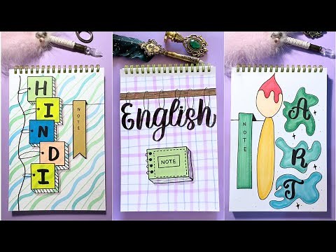 9 Easy and Creative Front Page Ideas for School Assignments