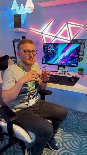 The Monitor That Ends the Era of Connecting a Mouse and Keyboard to a PC Case - Computex 2023 #51