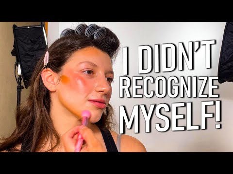 MUA prepares me for my first date makeup look today