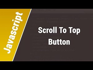 Javascript Arabic Tutorials - Scroll To Top Button