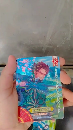 unboxing demon slayer card pack #Like#subscribe#share#comment