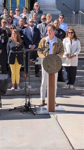 Denver Mayor Mike Johnston signed Executive Order 152, prohibiting ICE agents from city property. Police Chief Ron Thomas and City Attorney Miko Brown joined Johnston at the signing ceremony Thursday afternoon. #immigration #denver #iheart #iheartmedia #iheartradio | KOA Colorado
